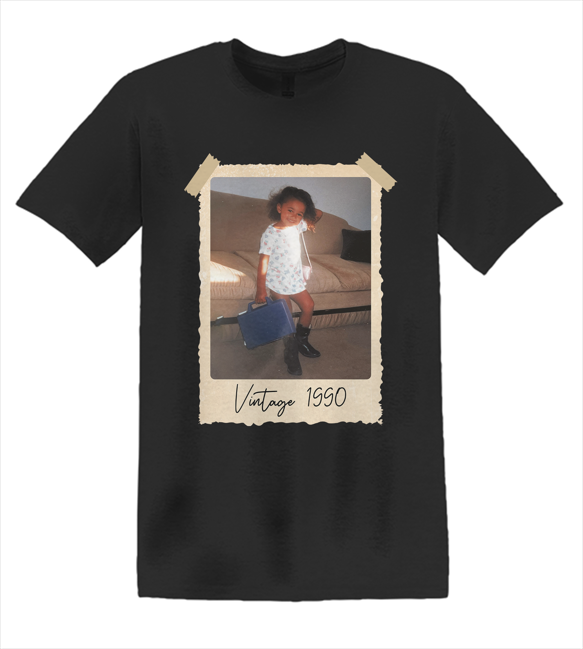 Custom Photo Vintage - Gift For Him, For Her- Personalized T Shirt