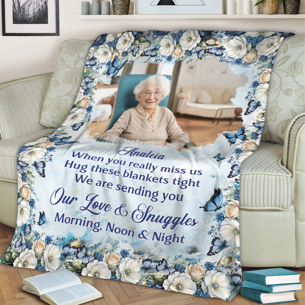 Hug This Flower Blanket - Personalized Custom Blanket