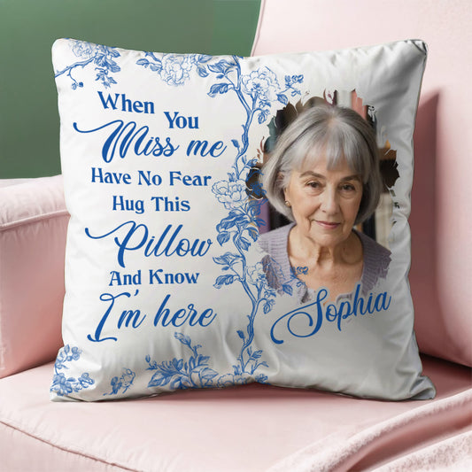 A Hug From Heaven Flower - Personalized Pillow (Insert Included)