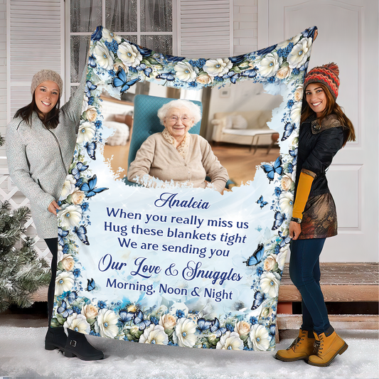Hug This Flower Blanket - Personalized Custom Blanket