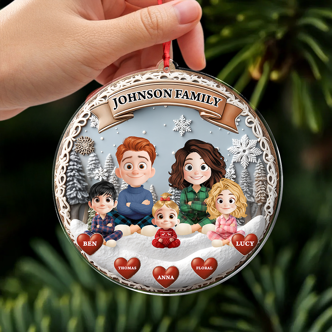 Our Family Couple - Personalized Custom Acrylic Ornament