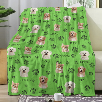 Funny Pet Blanket - Personalized Custom Blanket