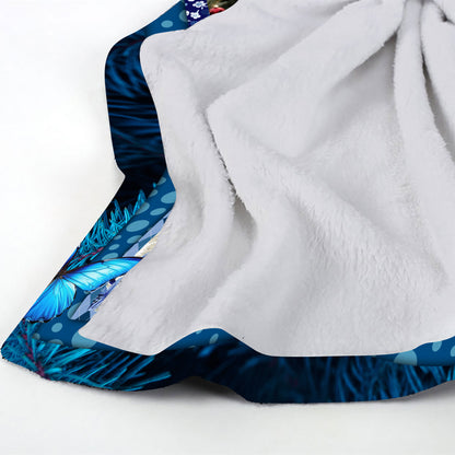 A Hug From Heaven - Memorial Personalized Custom Blanket Gift For Family Members