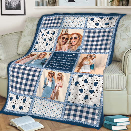 Bestie Forever - Personalized Custom Blanket