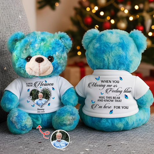 A hug from heaven bear - Blue