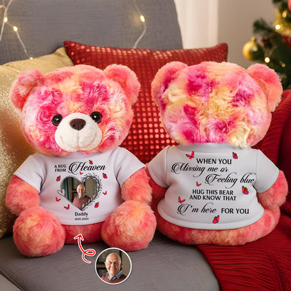 When You Feeling Blue - Memorial Personalized Custom Teddy Bear Plush